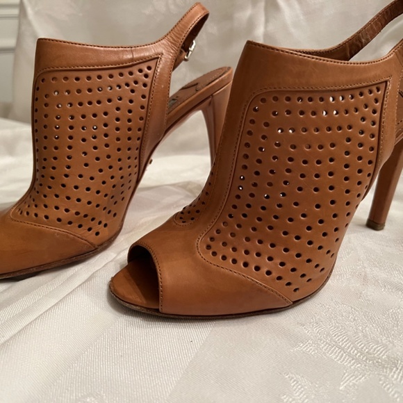 Prada peep toe sling back shoes - Picture 2 of 8